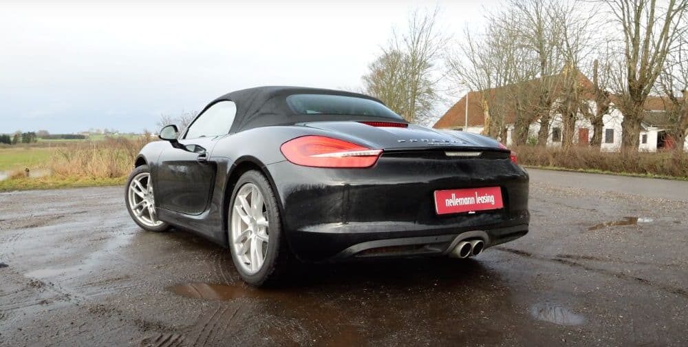 Massere af køreglæde i en Porsche Boxster S